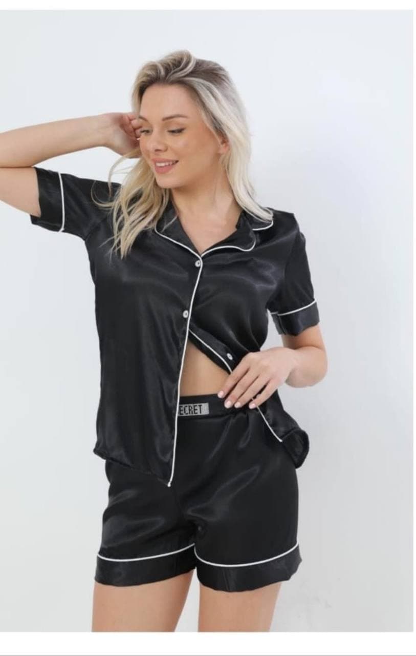 Victoria’s SecretShorts & Top Pajama Set Black/White line